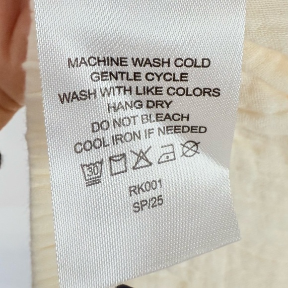 Quince Cotton Gauze Straight Leg Pants In Vintage Cream Size M Women’s - Picture 10 of 11